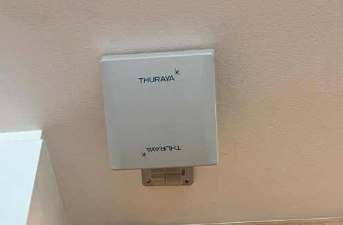 Thuraya satellite communication device installation